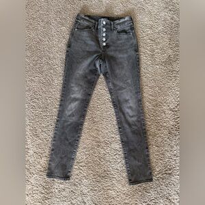 Express Gray Women's Jeans slim ankle